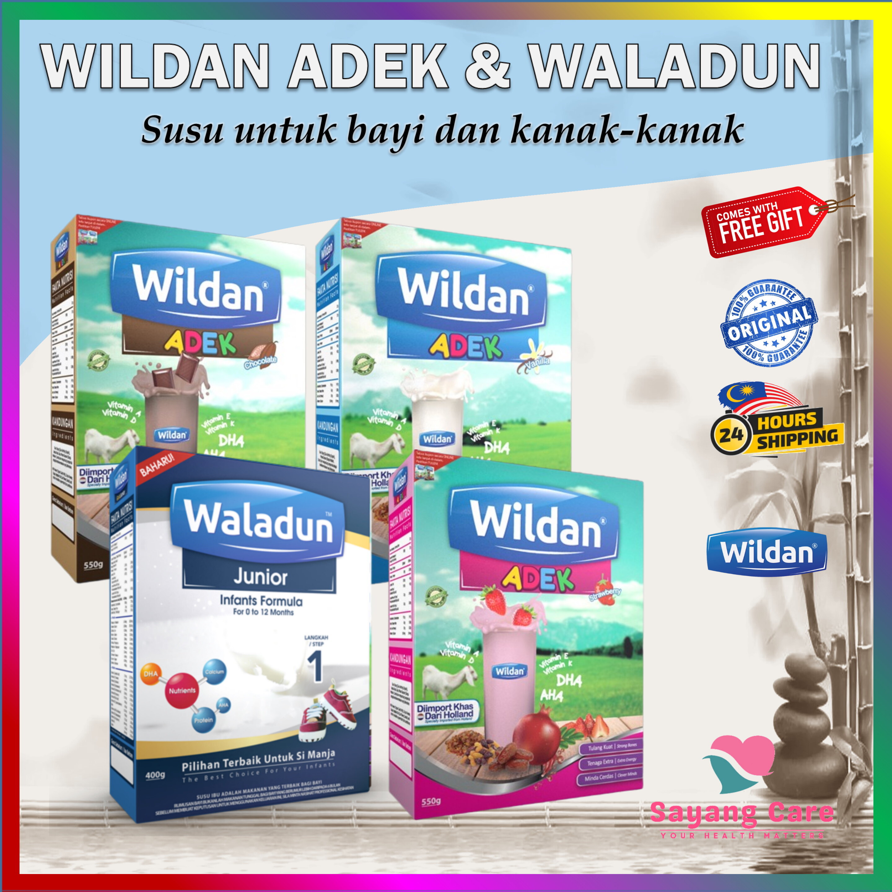 WILDAN ADEK Susu khas untuk kanakkanak membekalkan tenaga mesra pada