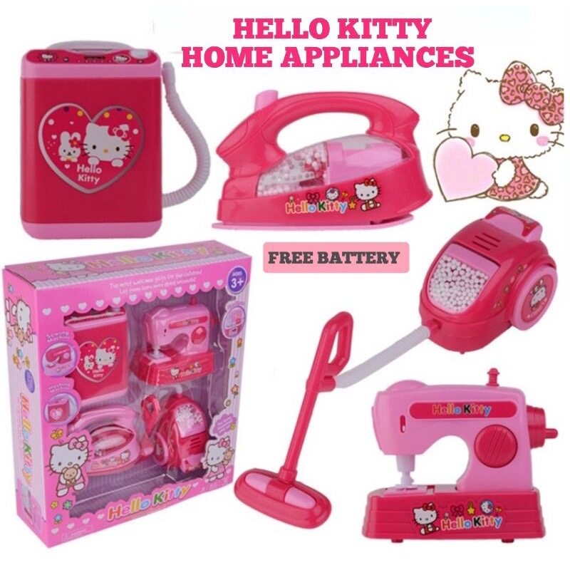 Hello Kitty Home Appliances Toys Battery Operated Hello kitty pretend