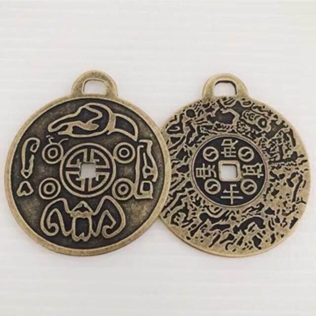 RY-Money amulet money fortune coin Genuine Tibetan coin, genuine, after the Tibetan ceremony, wealth amulet coin