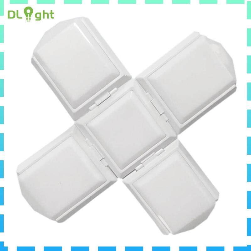 【Dlight】LED Có Thể Gập Lại Nhà Để Xe Ánh Sáng Điều Chỉnh Bóng Đèn E27 Bóng Đá Vuông