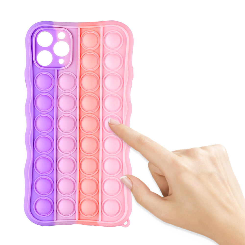 Rovtop Ốp Lưng Điện Thoại Silicon Cho IPhone11 IPhone11 Pro MAX IPhone12 IPhone12 Pro Max IPhoneX/XS IPhone7P/8P IPhone7/8 Ốp Lưng Giảm Căng Thẳng Đẩy Nó Bong Bóng
