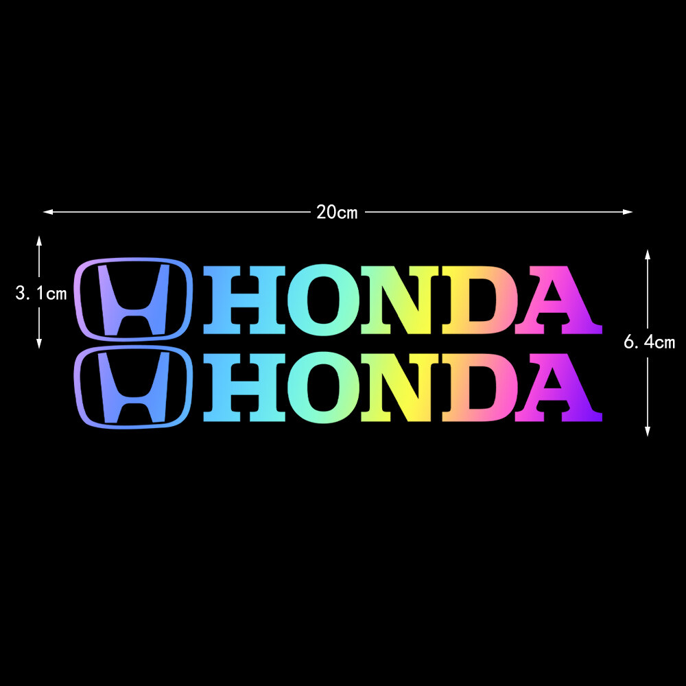 Nhãn dán xe máy Honda Xe máy cá nhân Logo Honda Đề can phản quang trang trí