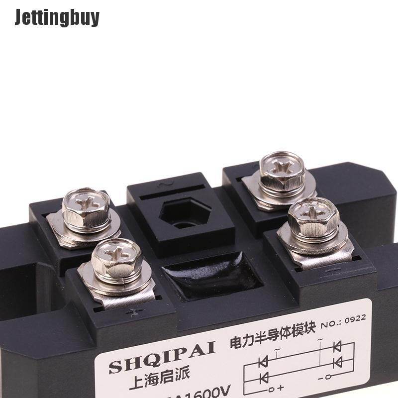 [Jettingbuy] Volt Silicon Single 1 Phase Diode Metal Case Bridge Rectifier MDQ 100A Amp 1600V