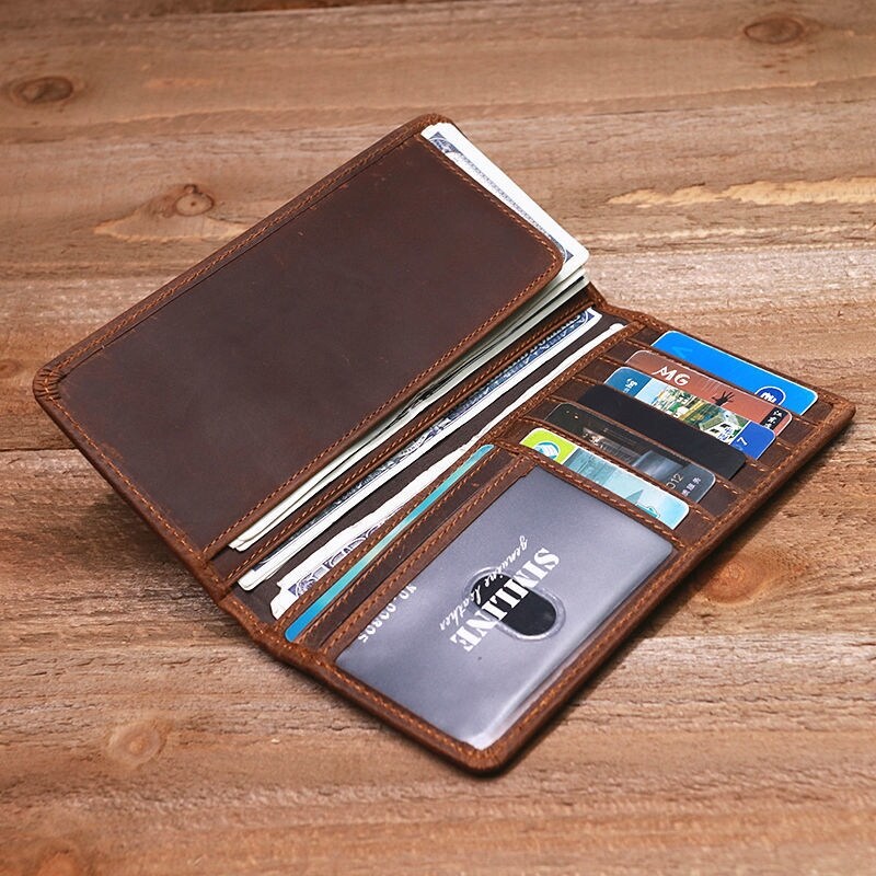{Vv storage bag}Da Thật Nam 39; S Ví Dài