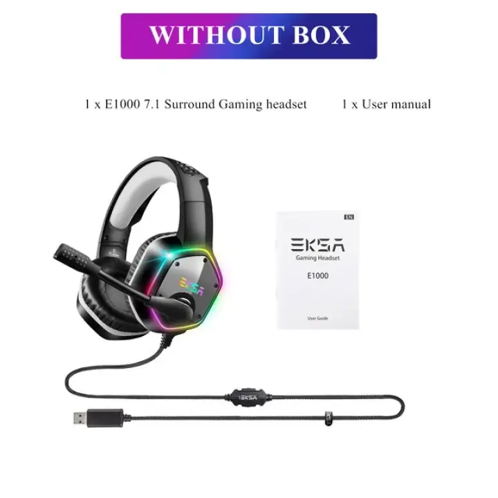 eksa pc rgb gaming headset 7.1