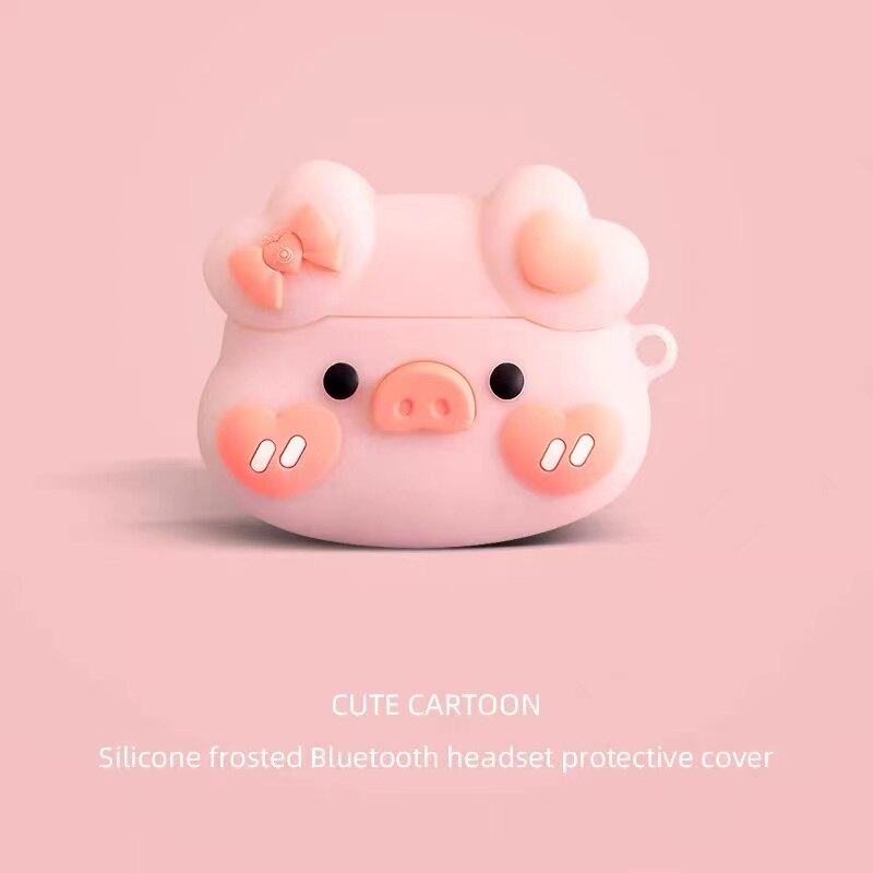3D Cute Cartoon Case for Huawei Freebuds 5i 4 4i 3 Pro Wireless Headset Soft Silicone Case for Freebuds Pro Protective Cover Accessories