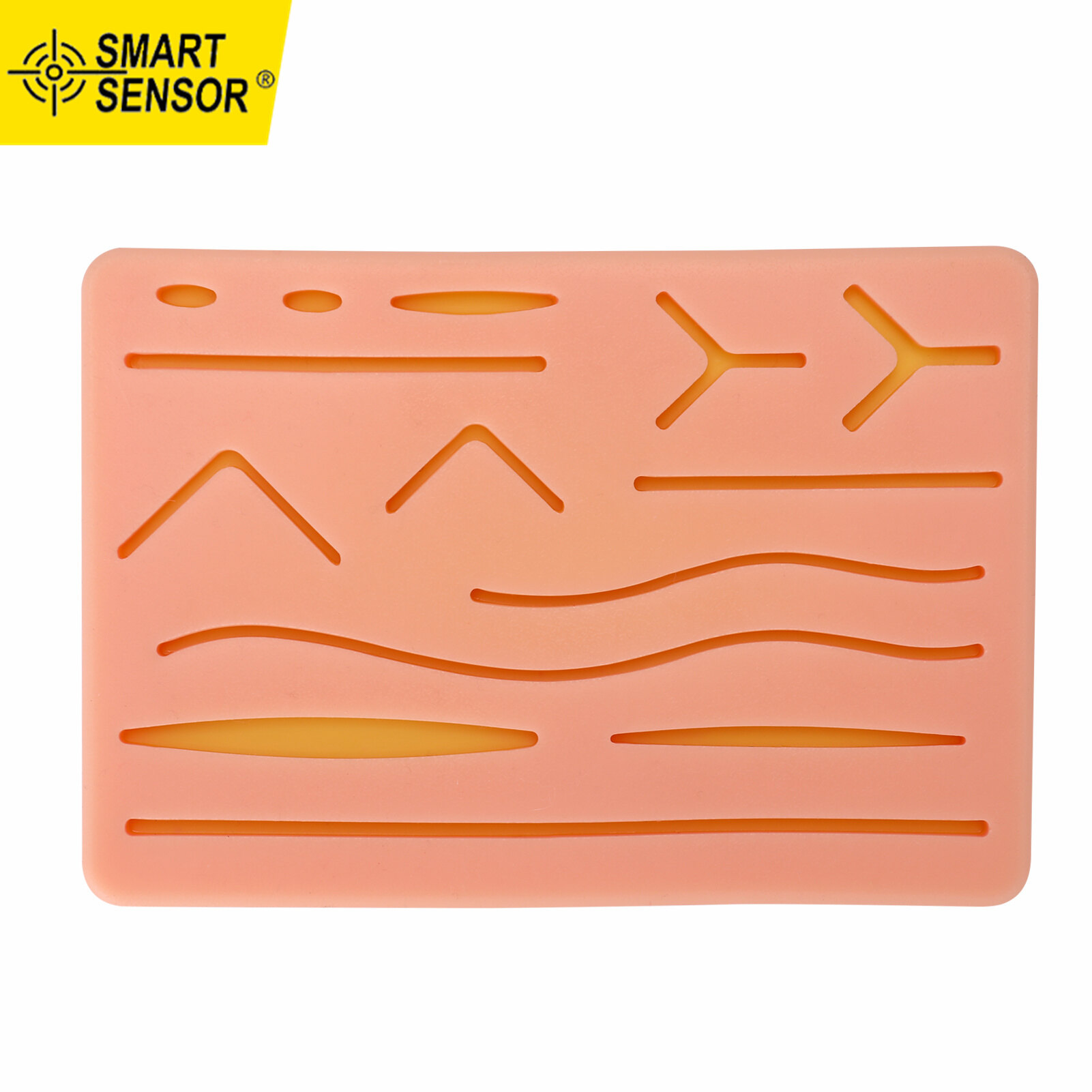 Smart Sensor Surgicals Suture Exercise Training Kit Silicone Surgicals Skin Suture Training Module Kit Med-ical Model Surgicals Tools for Dermatologist Students