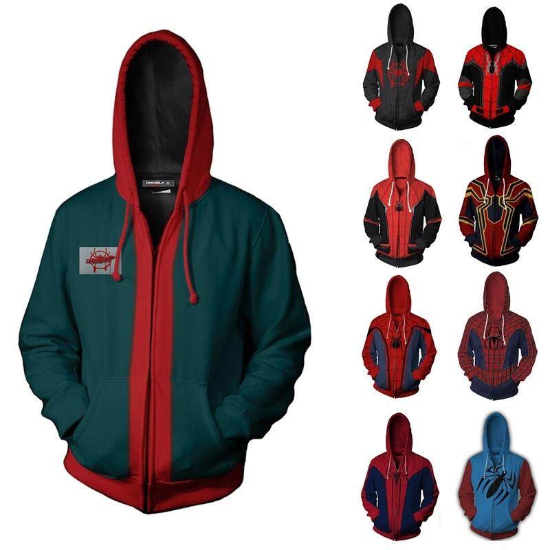 miles morales zip up hoodie