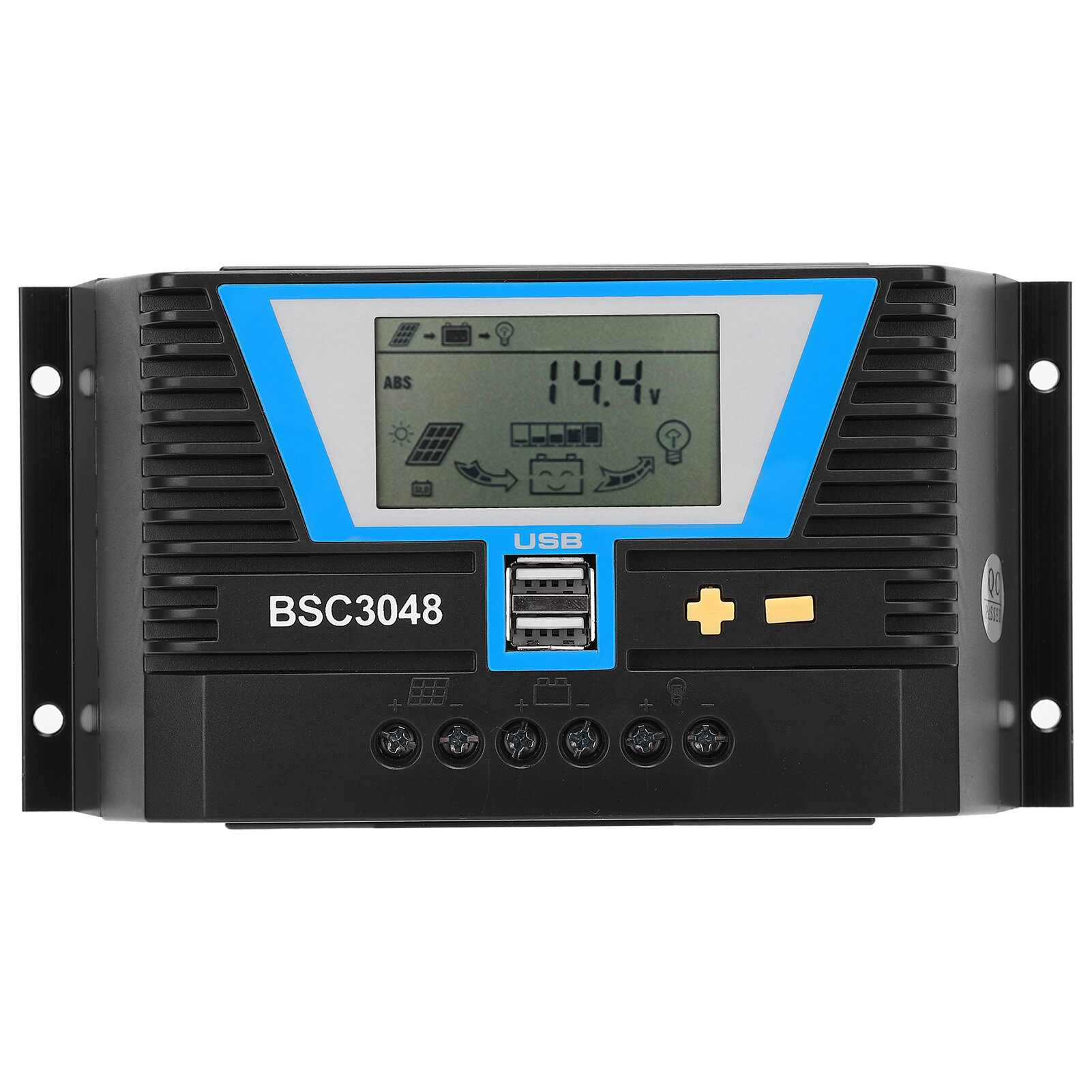 Solar Charge Controller 40A Adjustable Solar Panel Charge Controller