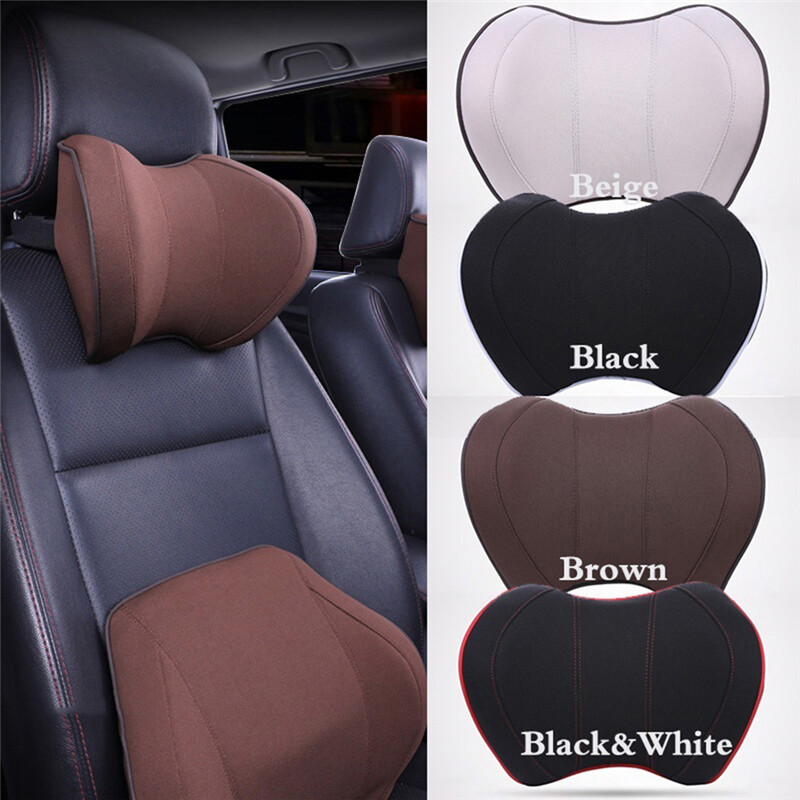 1 Pc Space Memory Cotton Car Headrest U Shaped Functional Neck Pillow Auto Head Pillow Cushion Travel Pillow