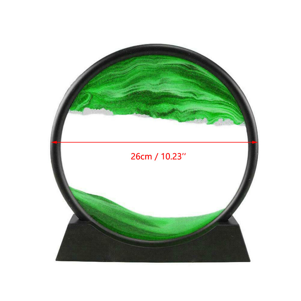 Baoblaze Moving Sands Art Picture 3D Dynamic Deep Sea Sand-scape