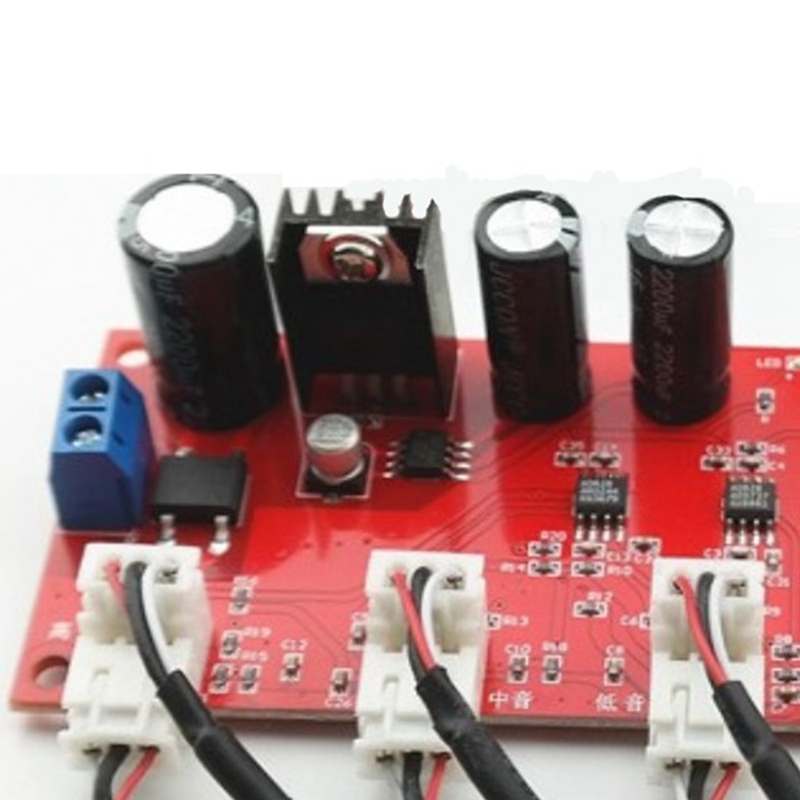 AD828 Stereo Preamp Amplifier Board Treble Middle Bass Volume Tone ...