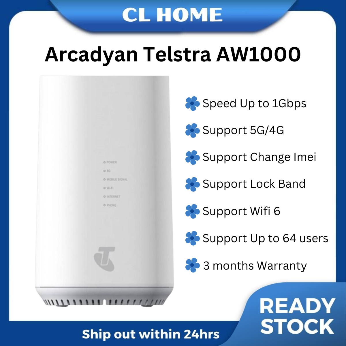 Telstra Arcadyan AW1000 5G Router | Lazada