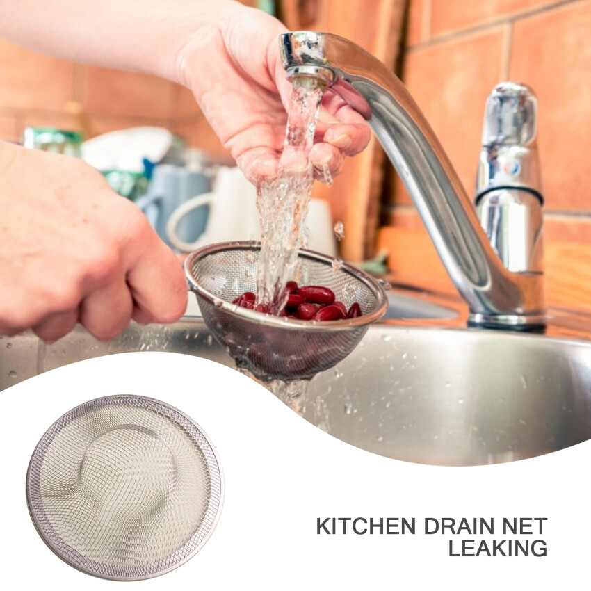Stainless Steel Bathtub Hair Catcher Stopper Shower Drain Hole Filter Trap Kitchen Metal Sink Strainer Floor Drain Deodorization