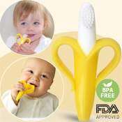 Safe BPA Free Banana Teether - Silicone Dental Toy