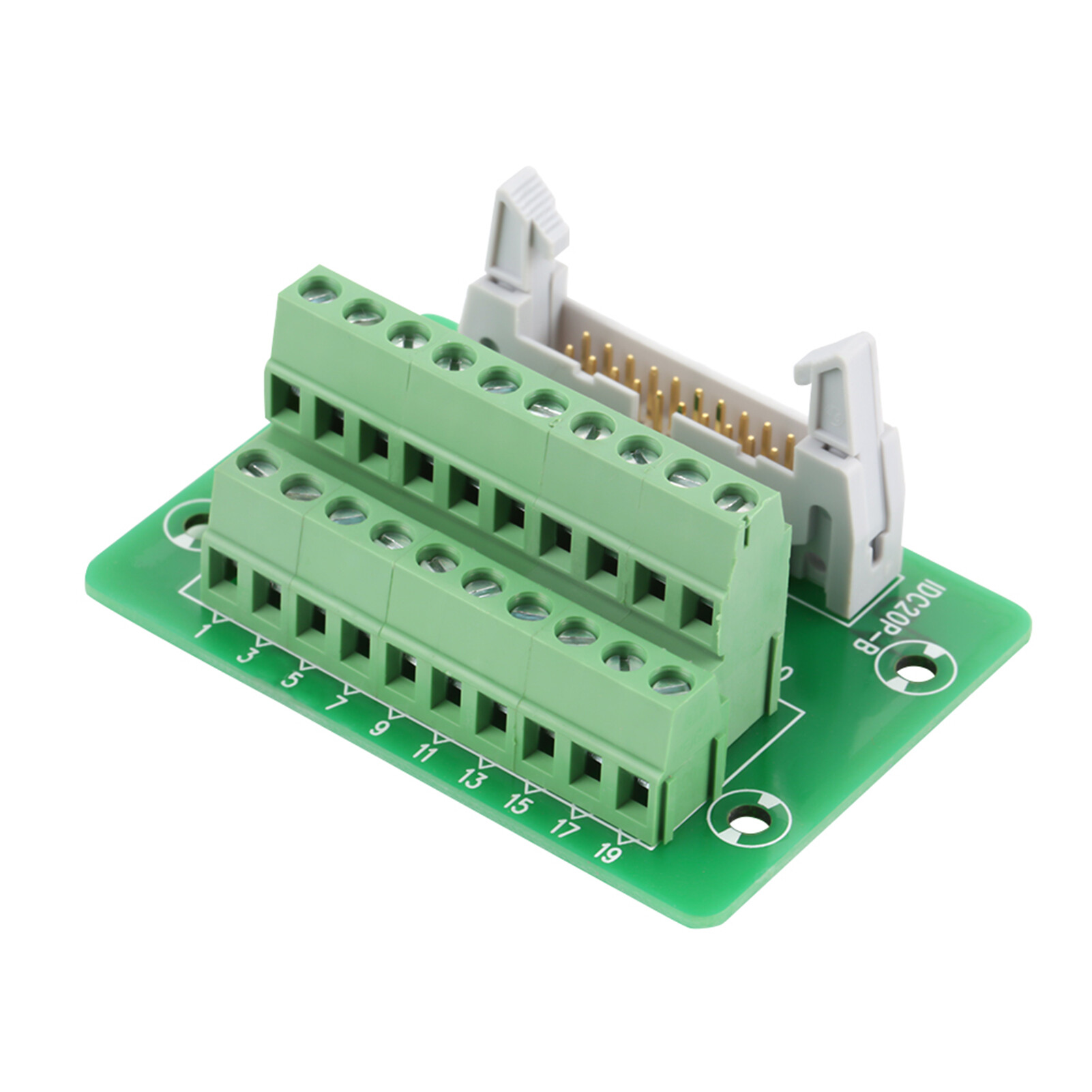 IDC20P 20Pin Male Header Burst Board Terminal Block Connector PLC Interface New
