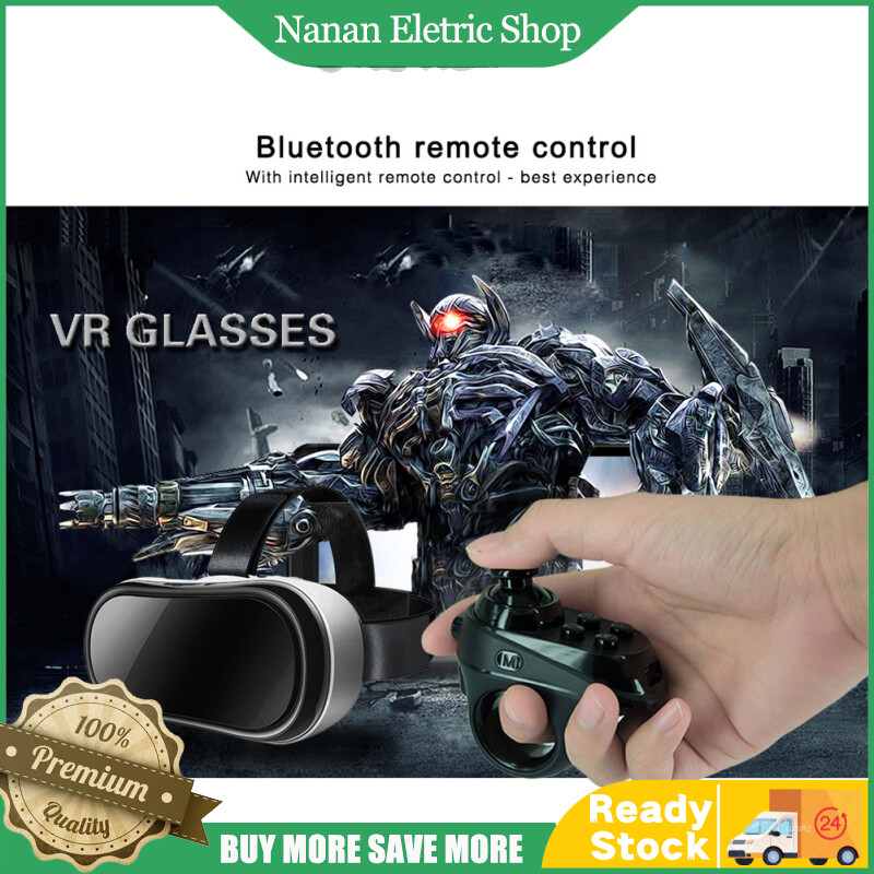 Game Controller R1 Mini Ring Bluetooth4.0 Rechargeable Wireless VR Remote Game Controller Joystick Gamepad for Android 3D Glasses