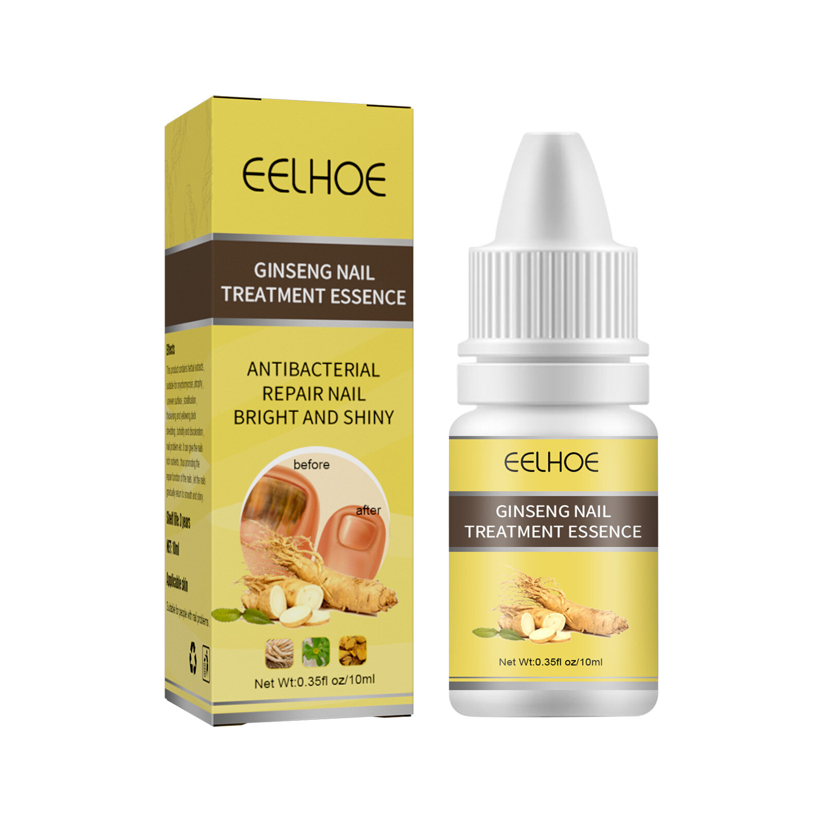 Eelhoe Ginseng Nail Repair Essences Professional Antifungal Treatment