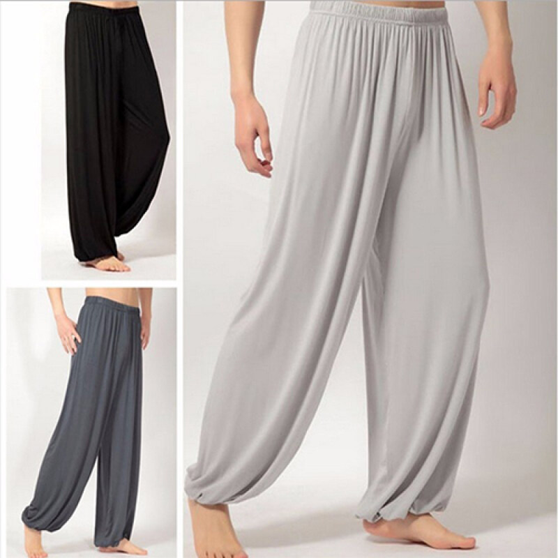 Wenchengbo®Thường Ngày Cho Nam Nữ Thể Thao Ống Túm Đáy Thụng Quần Jumpsuit Harem Quần Yoga Dưới Bộ Quần Áo