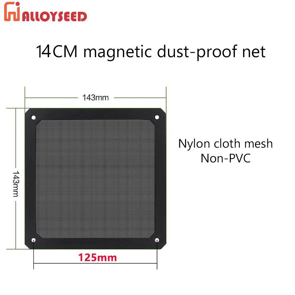 Magnetic Dust Filter PC Computer Case Fan Dustproof Mesh Cover Net Guard