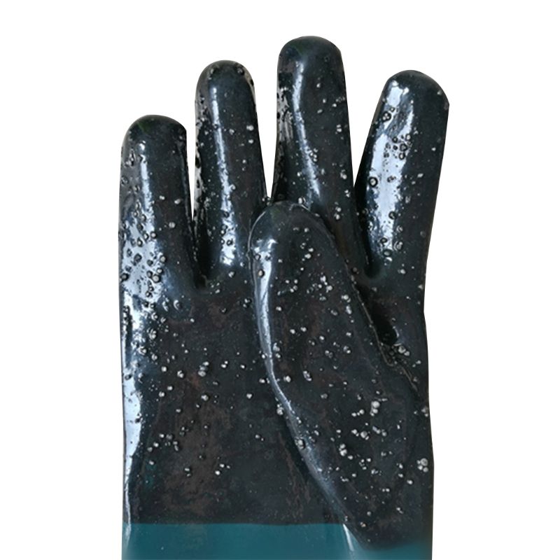 Rubber Sandblaster Sand Blast Sandblasting Gloves For Sandblast Cabinets Safety Glove