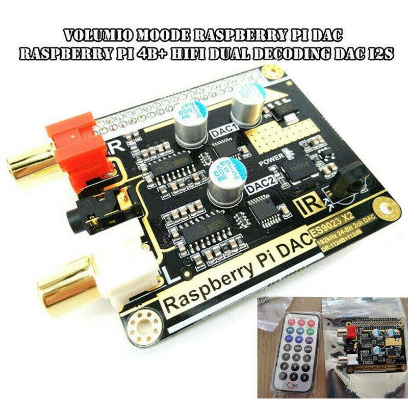 1 Buah Volumio Moode Raspberry Pi DAC Raspberry Pi 4B HIFI Giải Mã Kép DAC I2S Audio > Home Audio > Receivers & Amplifiers