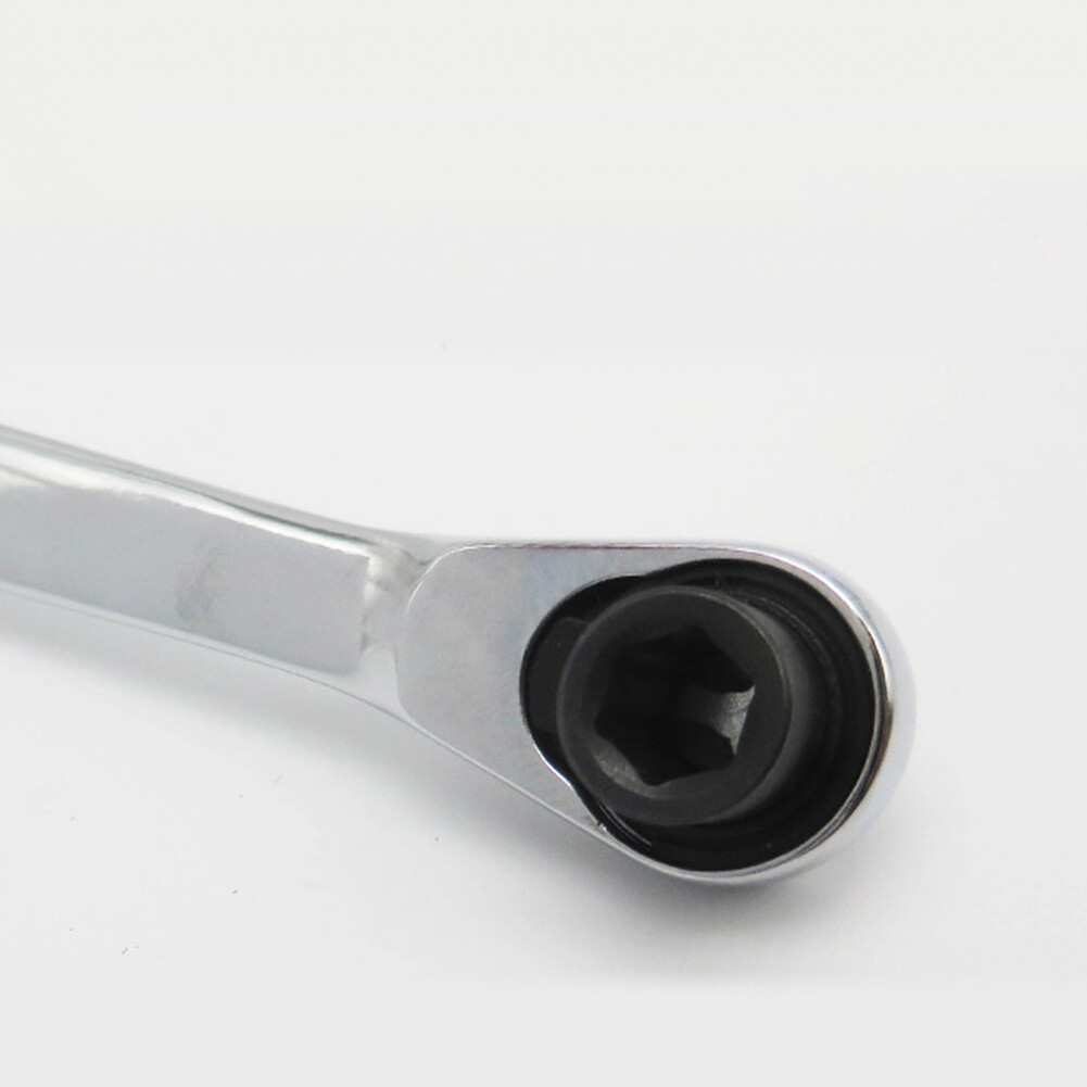Xiaxuannai®Mini 1/4Inch Ổ Cắm Nhanh Hai Đầu Cần Cờ Lê Bánh Cóc Dụng Cụ Mũi Tuốc Nơ Vít