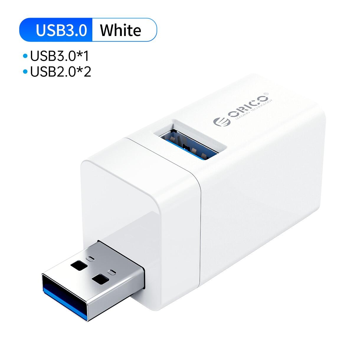 Orico hub usb 3.0 splitter 3-port high speed expanded mini in-line hub laptop extender for desktop laptop