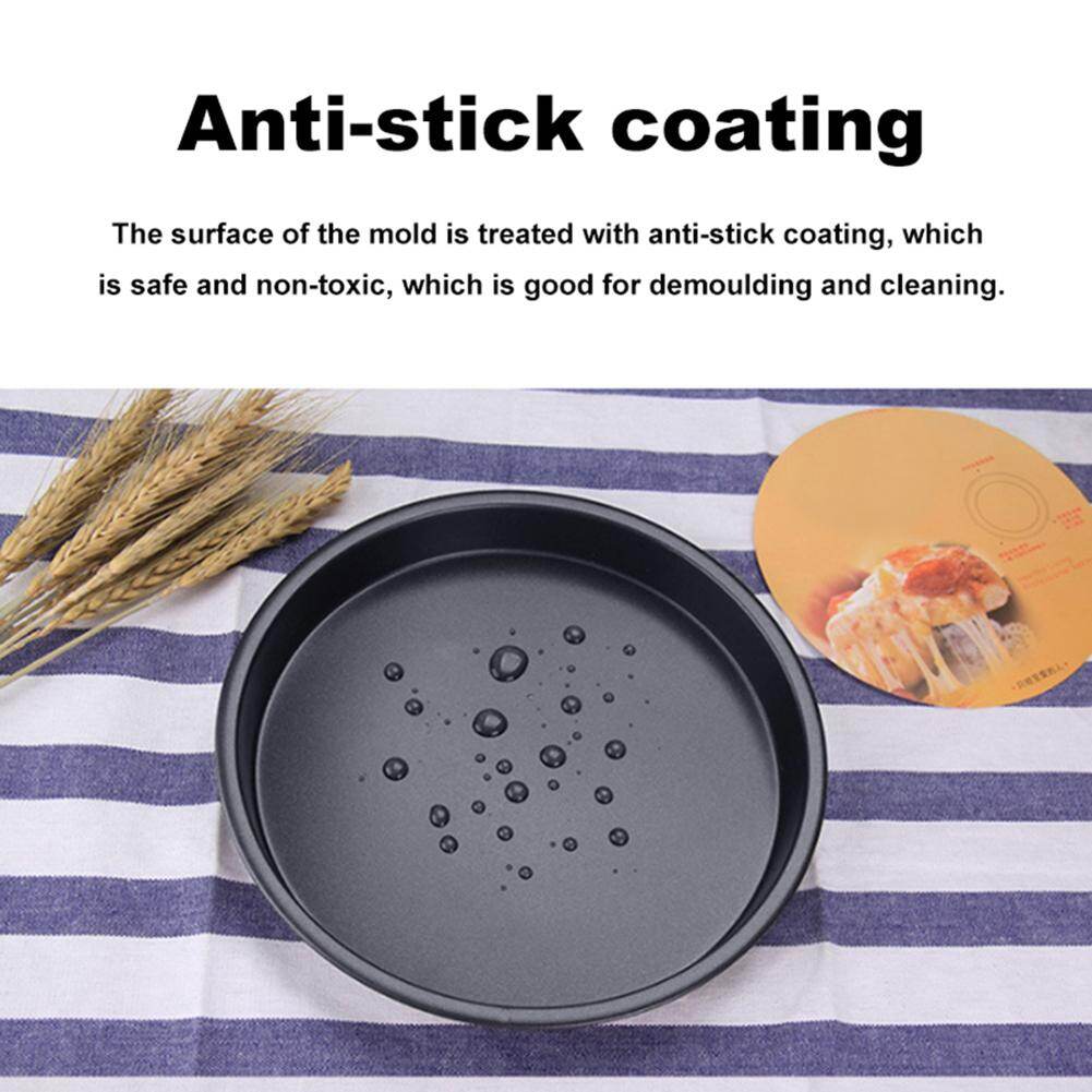 Terylin 6/7/8/10 inch Non-stick Pizza Pan Plate Dish Tray Mold Bakeware Baking Tool
