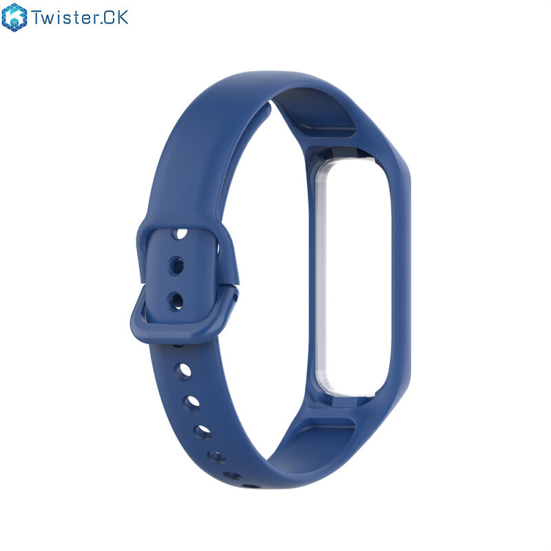 Replacement Watchband Sweat-proof Comfortable Soft Silicone Strap Compatible For Samsung Galaxy Fit2 R220
