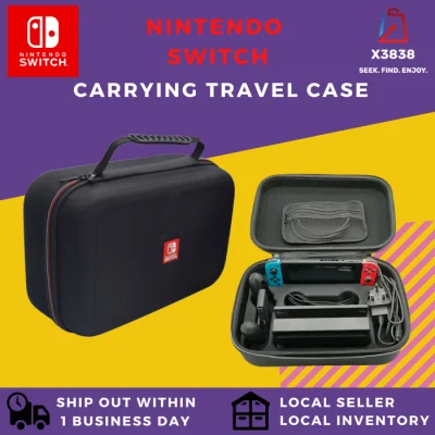 Nintendo Switch Portable Accessories Kit Game Bags Game Storage Case Protective Handle Carry Travel Bag Cover Zipper Protective Hard Shell