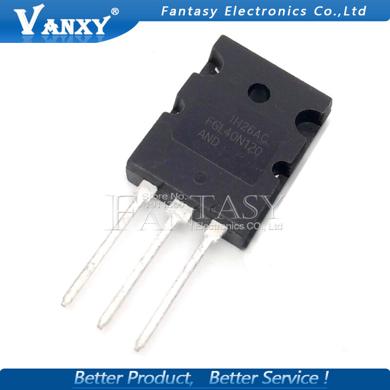 10ชิ้น FGL40N120AND 40A/1200V 40N120 FGL40N120ถึง3PL FGL40N120ANDTU NPT ...