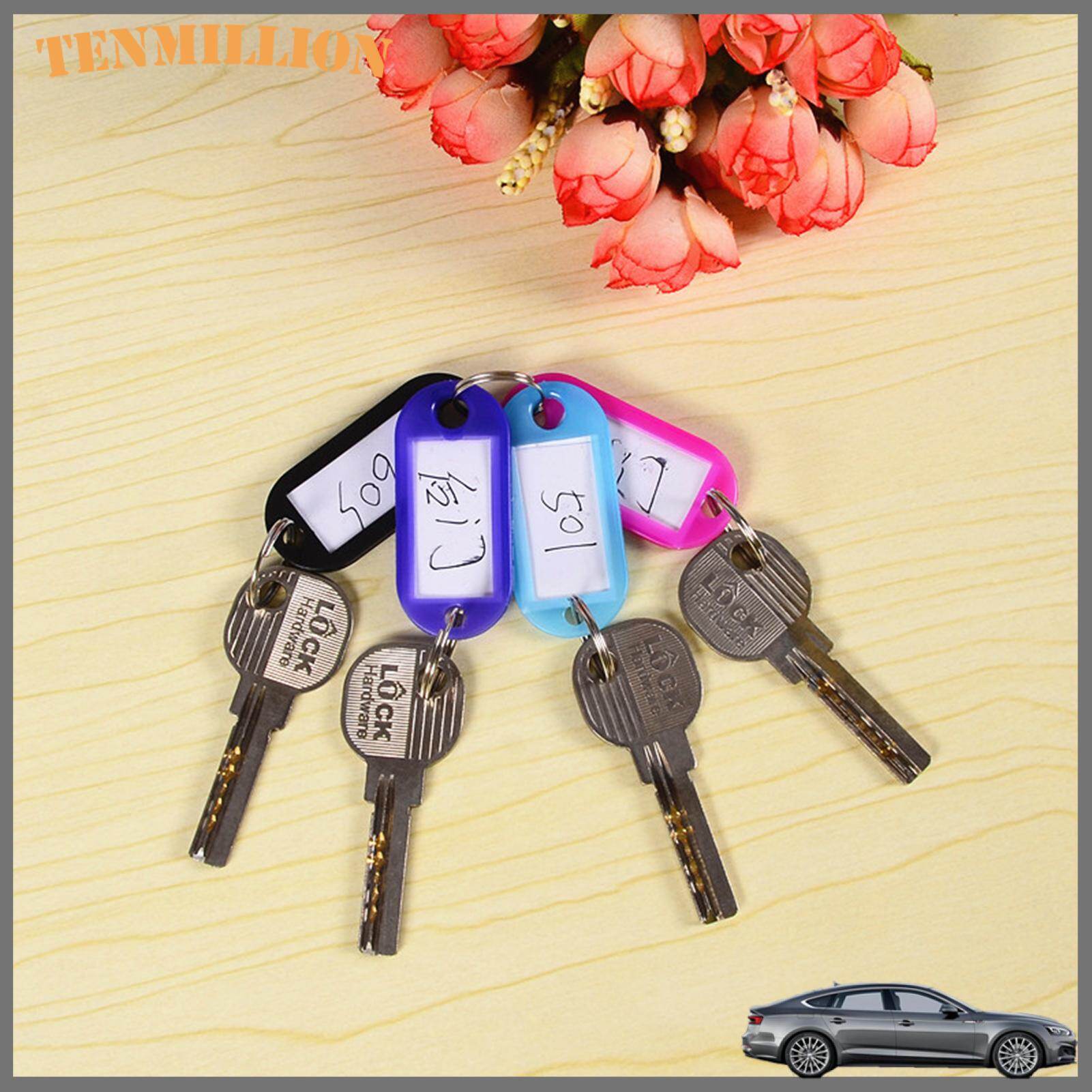20 Chiếc Thẻ Chìa Khóa Có Thể Tháo Rời Với Cửa Sổ PP Ngăn Ngừa Thiếu Thẻ Nhận Dạng Chìa Khóa Phụ Kiện Túi Thẻ Chìa Khóa Có