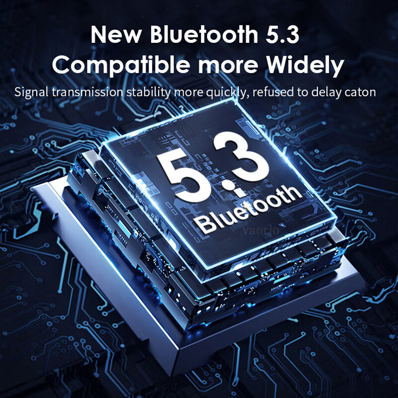 VAORLO Bộ Thu Phát Bluetooth 5.3 Đa Điểm 2 Trong 1 Với Điều Khiển Âm Lượng Bộ Chuyển Đổi Âm Thanh Không Dây Âm Thanh Nổi AUX 2 RCA 3.5Mm Cho Loa Máy Vi Tính Xe Hơi Bộ Khuếch Đại