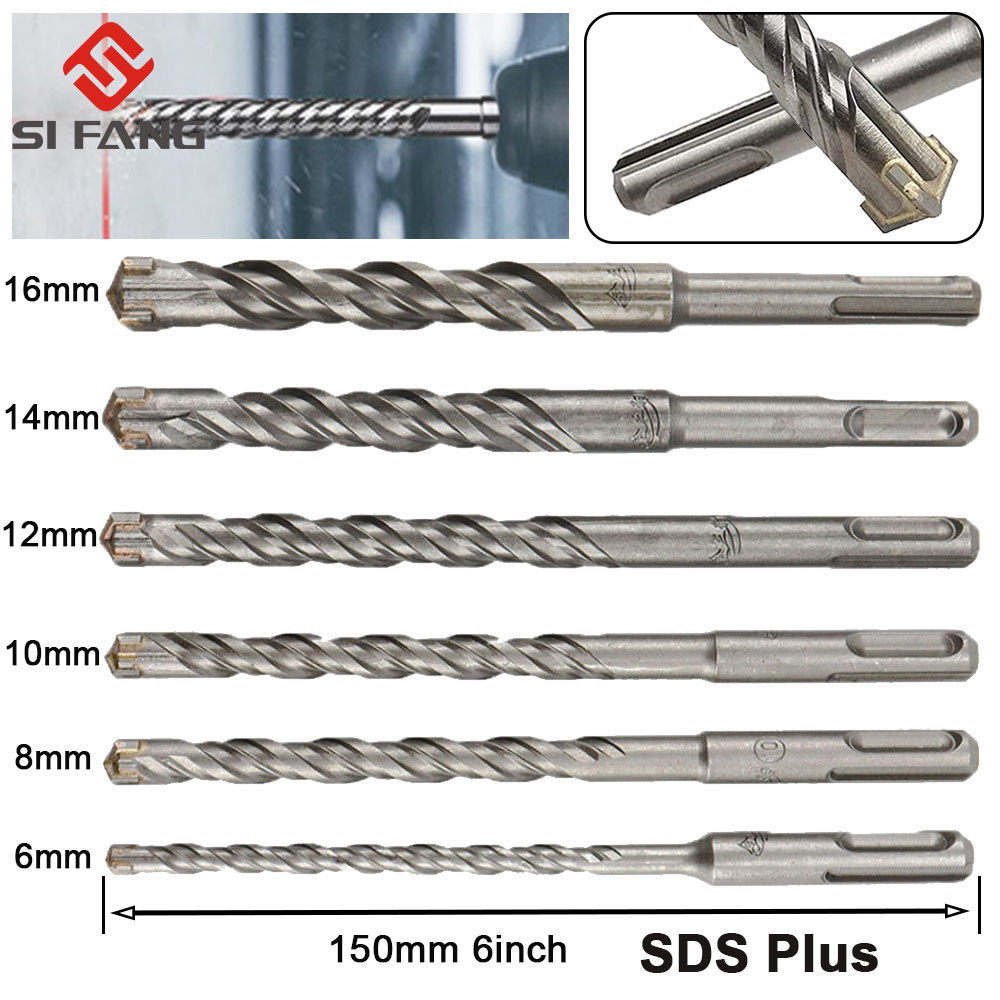 SI FANG 150mm Carbide-Tipped SDS Shank 