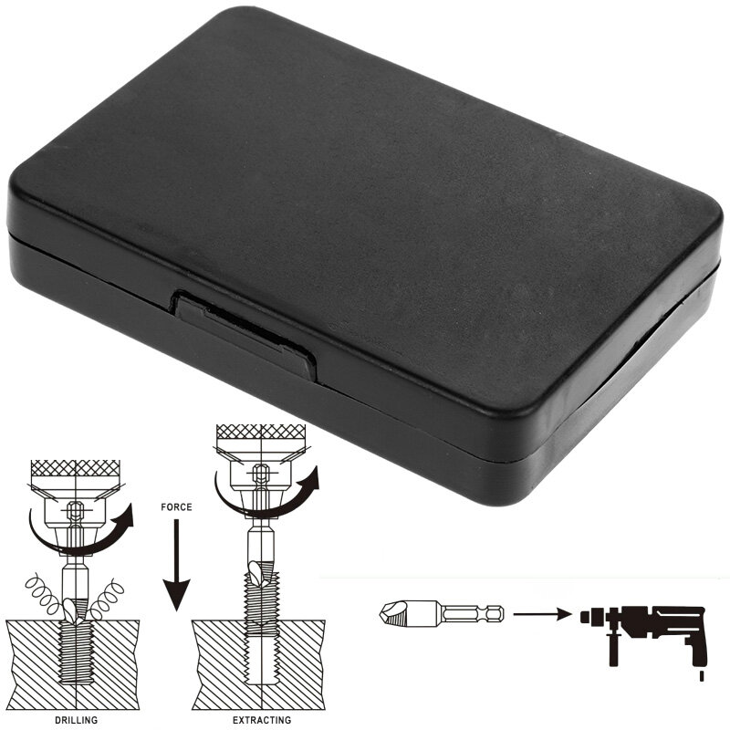 [Hàng Có Sẵn] KIPRUN 4 Sản Phẩm Mũi Khoan Tháo Vít Bị Hư Dụng Cụ Tháo Vít Tool4 Cái Dụng Cụ Tháo Vít Đầu Bị Hỏng/Dụng Cụ Tháo Vít Trượt/Tuốc Nơ Vít /Dụng Cụ Tháo Dây Gãy Hai Đầu