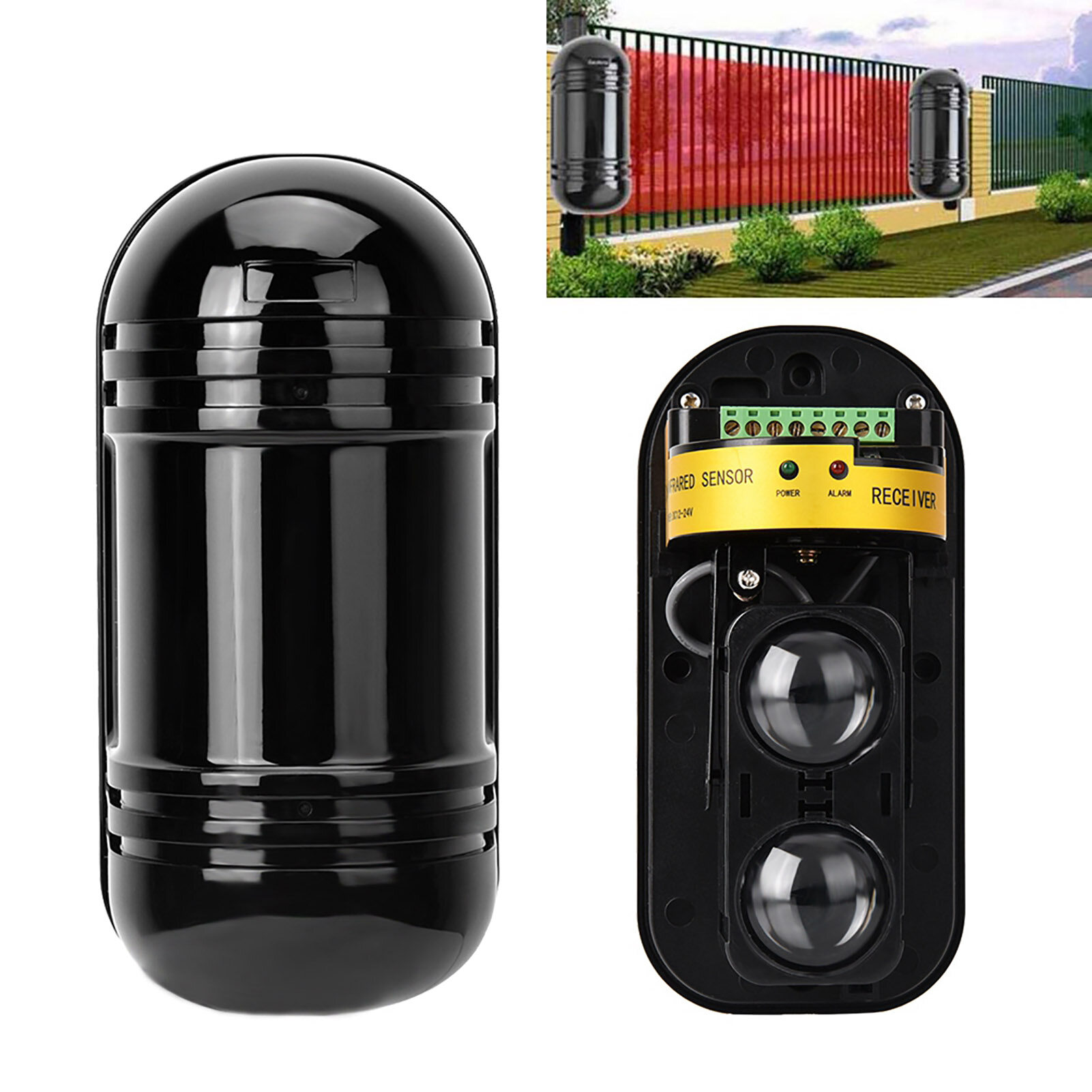 IR Motion Sensor Alarm 100m Infrared Sensor Infrared Sensor Alarm Waterproof for use in Harsh Environments