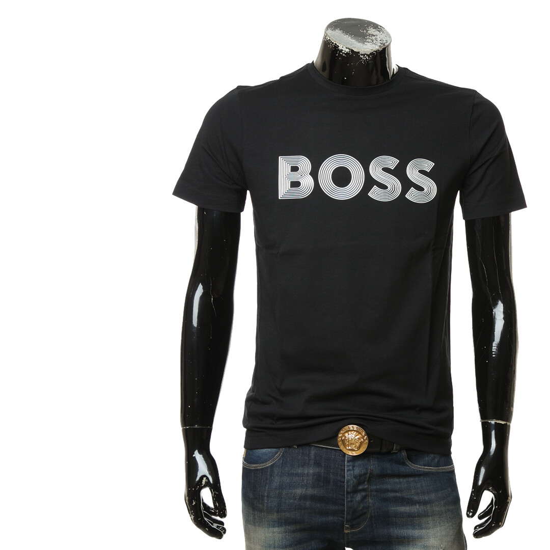 Bass men's new fashion letter logo crewneck short sleeve T-shirt