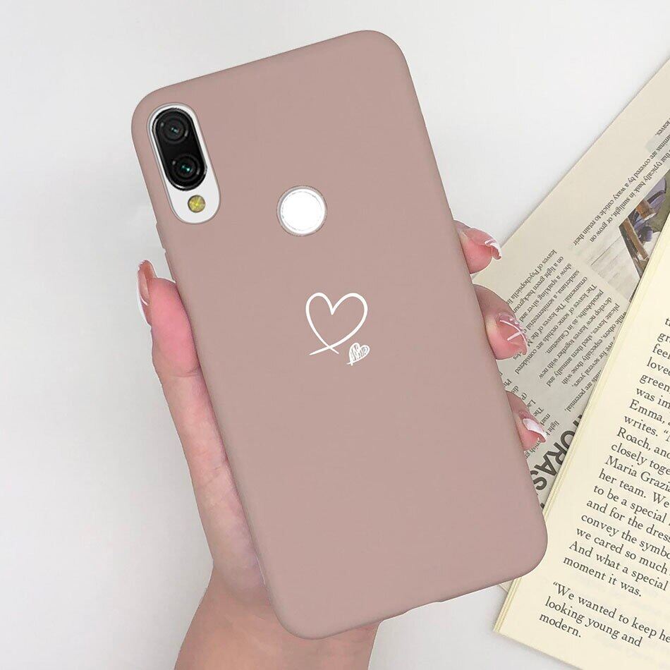 For Cover Xiaomi Redmi 7 7A Silicone Phone Cases For xiaomi xiomi redmi 7 7 A Redmi7 redmi7a Back Case Bumper Shockproof Cover Casing for Xiomi Redmi 7 7A Fashion Lovely Coque Luxury Shockproof Phone Cover
