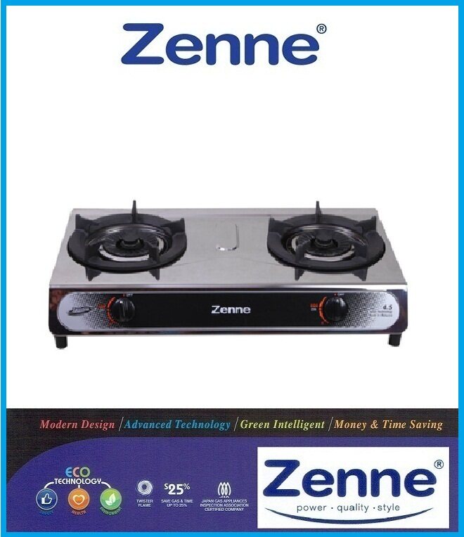 Top Double Burner Gas Stove with Safety Device (KGT501BS