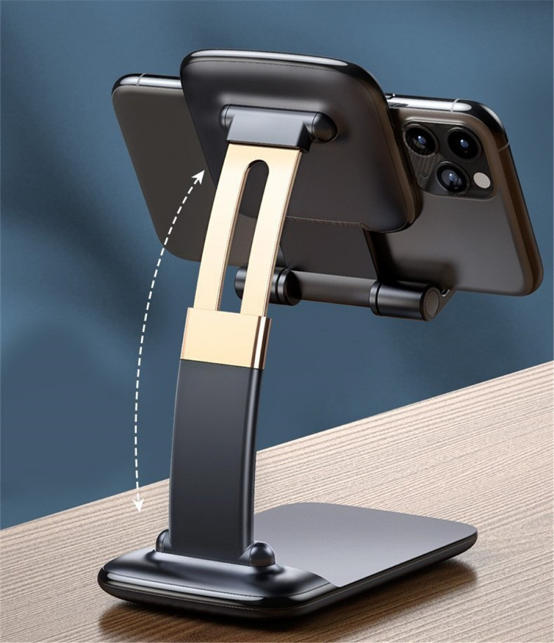 CMAOS Giá Đỡ Điện Thoại Để Bàn Gấp Gọn Cho iPhone 12 iPad Xiaomi Giá Đỡ Điện Thoại Thông Minh Để Bàn Bằng Kim Loại Trọng Lực Điều Chỉnh Được