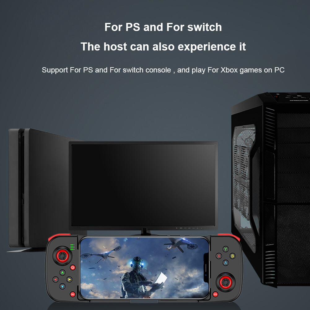 Mobile Phone Gamepad Bluetooth-compatible Wireless Game Controller for PUBG