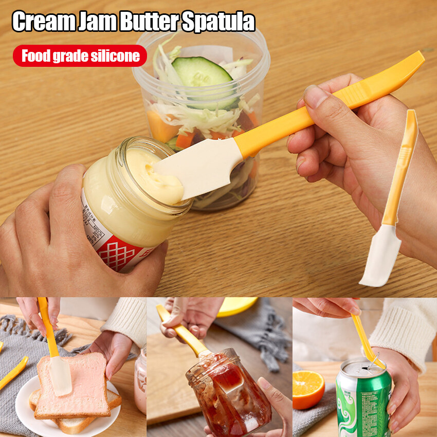 Silicone Spatula Cream Jam Butter Spatula Kitchen Multi-purpose Heat-Resistant Household Baking Cake Brush Accessories And Tools