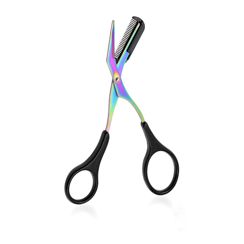 Eyebrow Trimmer Eyelash Scissors Eyebrow Razor Grooming Comb Makeup Tool