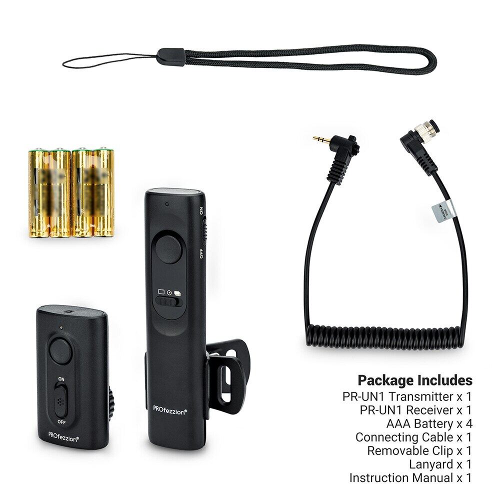 Camera Wireless Remote Control Shutter Release 50M 2.4Ghz DSLR