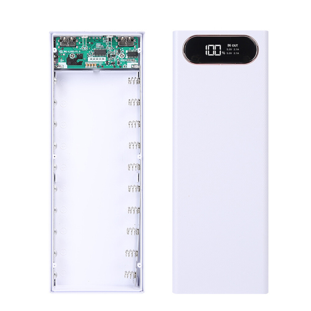 Removable 10-section 18650 power bank 10w mobile power kit power supply
