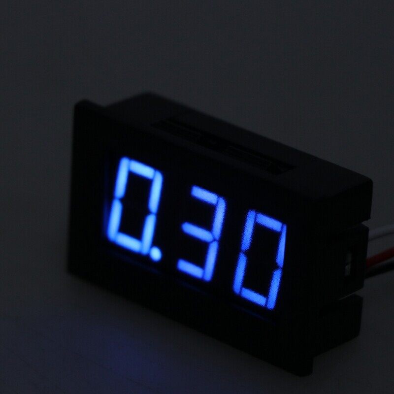 1PCS/2PCS Red/Blue/Green DC 4.5-30V 0.36 Inch 2 Wire Mini DC Voltmeter Digital Voltmeter Tester