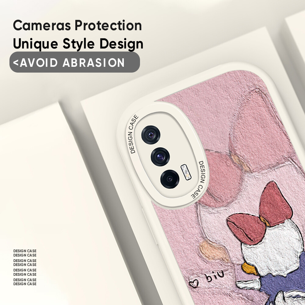 ZeroQiQi Casing Case For Redmi Note 10,Redmi Note 10 5G,Redmi Note 10 Pro,Redmi Note 10S Case Slim Cartoon Daisy Duck Leather Back Casing PU Leather Cover Phone Case