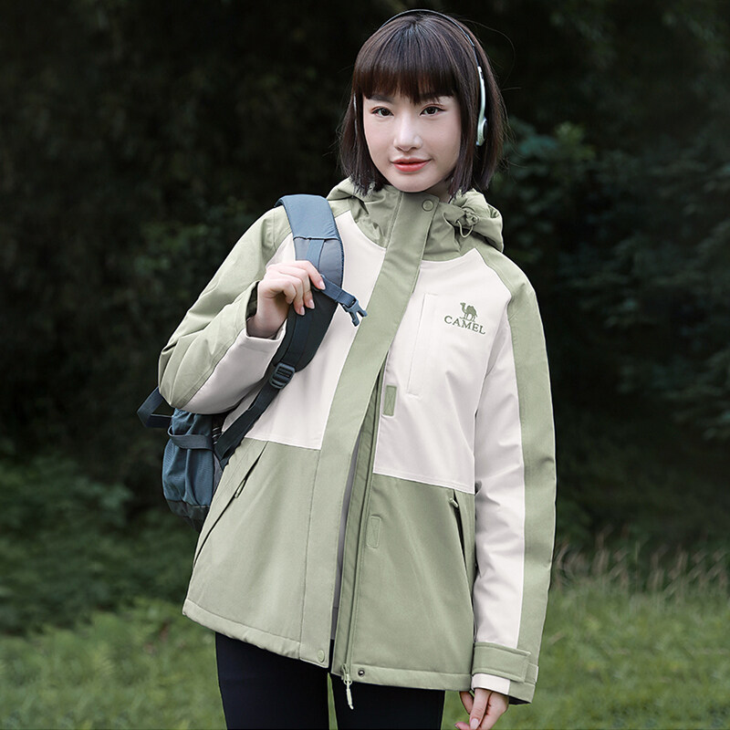 Camel Women's New Windproof Waterproof Cotton Jacket Winter Ski Jacket