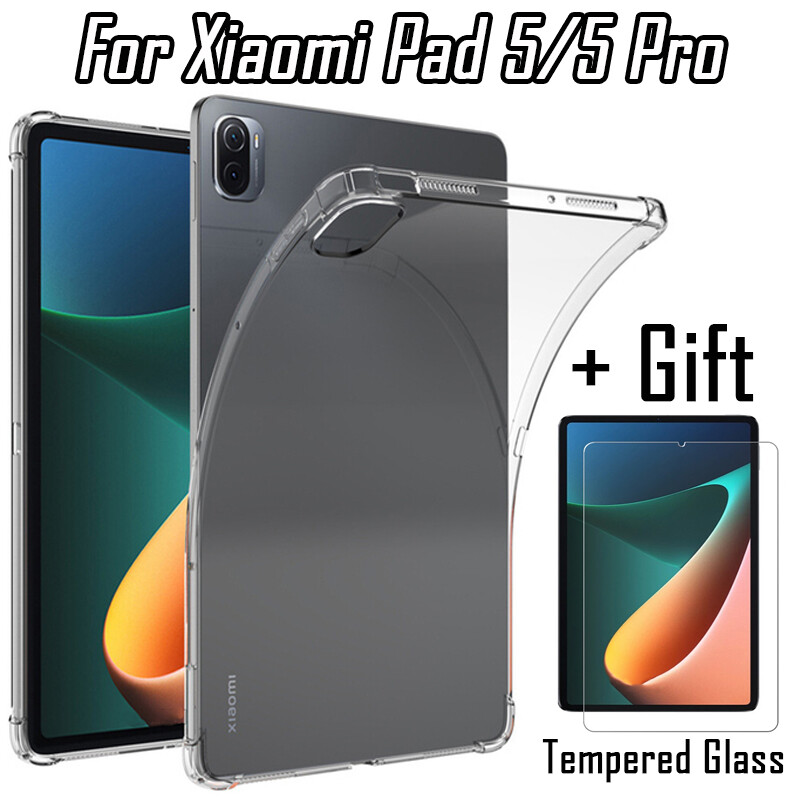 For Xiaomi Pad 5 Pro redmi pad 2 In 1 Cover Anti Skid Soft Silicon TPU Protection Shell For Xiaomi MiPad Mi Pad 5 Redmi pad Pro 2021 Buy Shockproof Silicone Case Gift Tablet Protective Tempered Glass Film Screen Protector